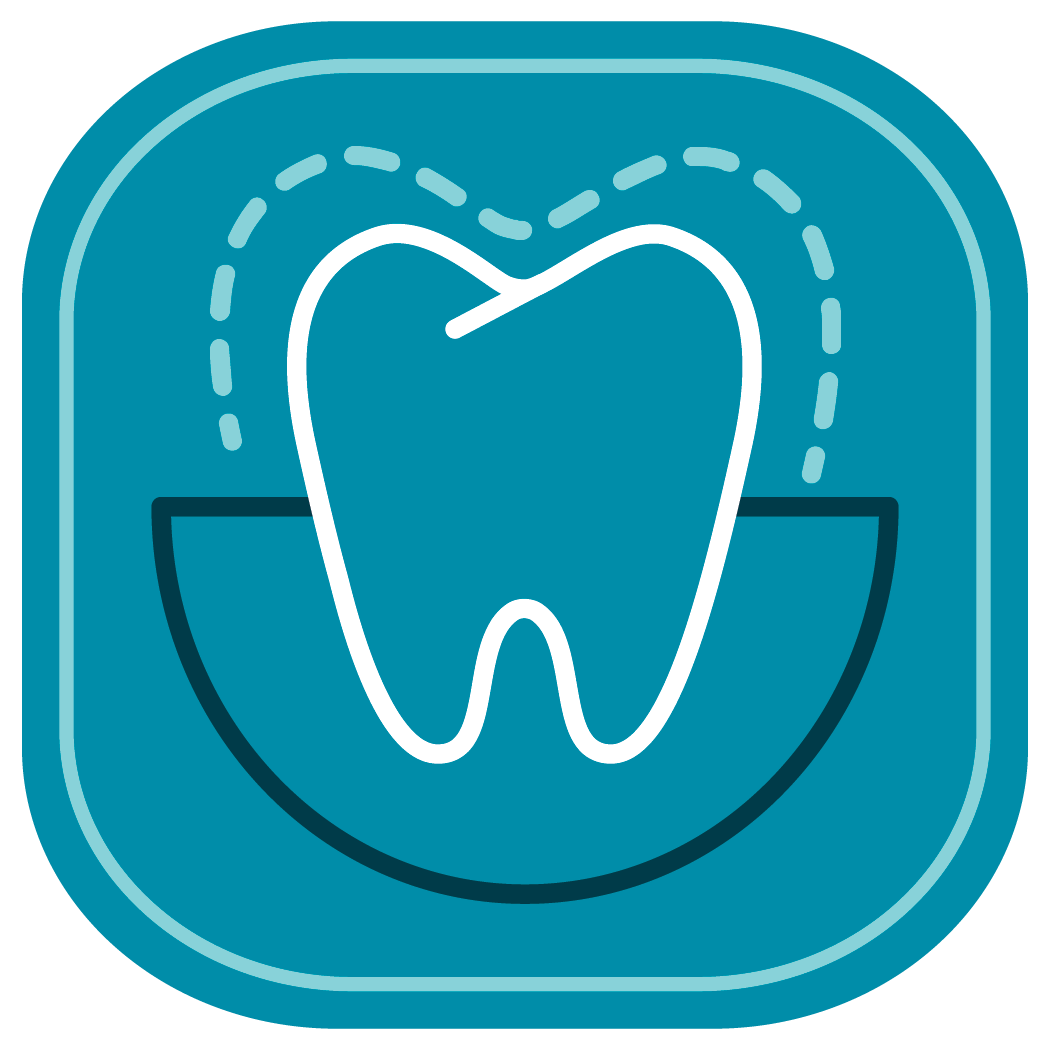 Comprehensive dental care icon for the dental care center serving zebulon, wake forest, fayetteville, greenville, smithfield, and wilson, north carolina.