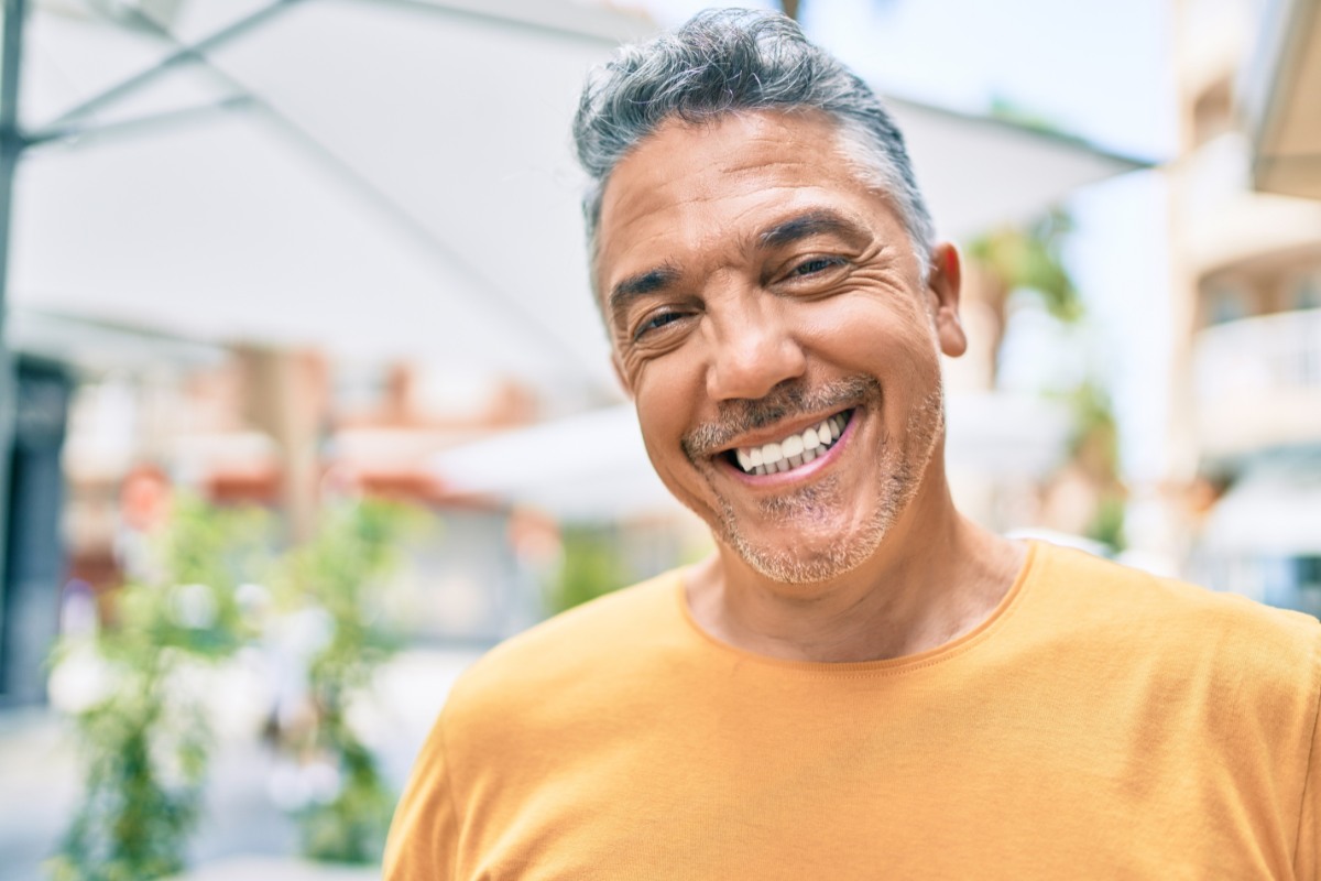 Patient with cosmetic veneers at the dental care center serving zebulon, wake forest, fayetteville, greenville, smithfield, and wilson, north carolina.